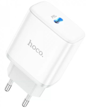 Зарядные устройства 220V HOCO Type C, QC3.0 20w (быстрая зарядка) Белый