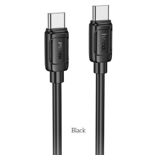 Кабель HOCO  Type-C - Type-C  (1м)  60W черный x115