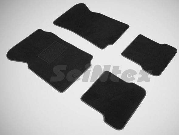 Коврики текстильн. CHERY AMULET 2003-2013г.  /компл.4шт./осн.резин./  LUX