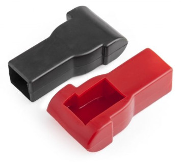 Кожух клемм  АКБ &quot;AUTOPROFI&quot; защитный  (цвет маркировки полярности)