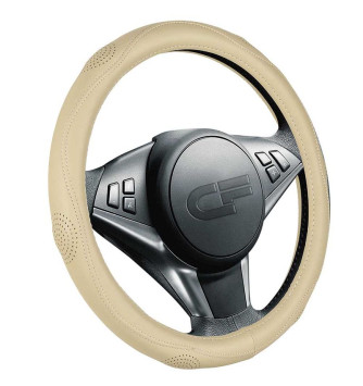 Оплетка на руль   CF  SOLARIS - М,  Бежевый