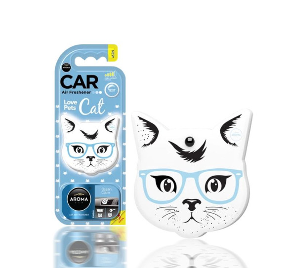 Осв.воздуха  AROMA CAR  Cat &quot;Ocean Calm&quot;  (на дефлектор/подвесной)