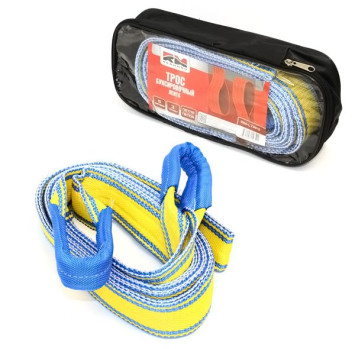 Трос буксировочный  &quot;RedMark&quot; лента (5 м 3 т.) петля/петля