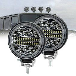Фара Off Road SOLAR ближний свет 58SMD, 102W, 10200Лм, 6500K (110*40мм) 12-24V