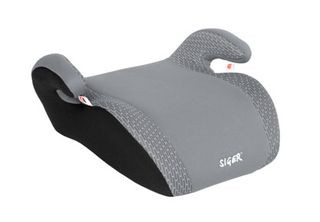 Детское кресло - бустер  SIGER  &quot;Мякиш ПЛЮС&quot; груп. 3 (светло-серый)