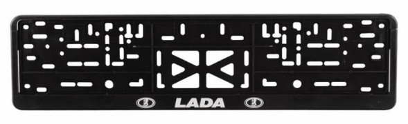 Рамка номера пластик  LADA  (книжка)