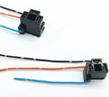 ЭТ Колодка соед. автолампы Н4 (3 провода) бакелит  (цена за 1штуку)