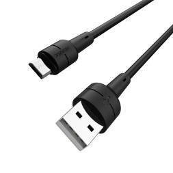 Кабель Borofone  USB - micro USB (1м)  черный BX30
