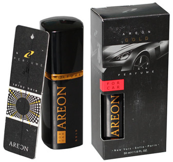 Осв.возд. Areon PERFUME 50ml. &quot;Gold&quot;   спрей