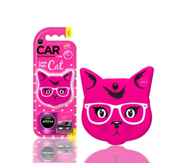 Осв.воздуха  AROMA CAR  Cat &quot;Pink Blossom&quot;  (на дефлектор/подвесной)
