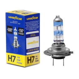 Автолампа GOODYEAR  12V  Н7  55W  PX26d  Premium+150%   (картон)