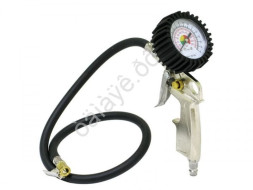 Пистолет для подкачки колес с манометром  "М5" длинный шланг