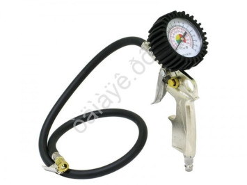 М5. Пистолет для подкачки колес с манометром, длинный шланг