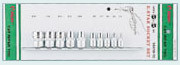 Инструмент HANS. Набор торцевых головок внешний торкс 1/4&quot;-3/8&quot;DR Е4-Е18, 10предм.