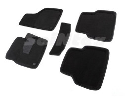 Коврики  VW Tiguan I рест. 2010-2017г. /компл.5шт./осн.резин./ 3D