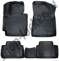 Коврики резиновые   KIA Soul  II 2013-2020г. тэп.