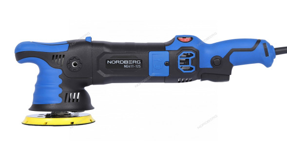 Полировальная машинка эксцентриковая NORDBERG NE411-125 (Ø диска 125 мм, 2000-4800 об/мин, 1000 Вт)