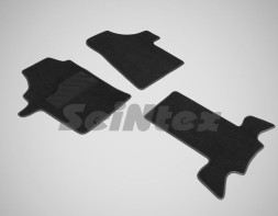 Коврики текстильн. Mercedes-Benz Viano 2010-2014г. /компл. c 3-х частей /осн.резин./ LUX