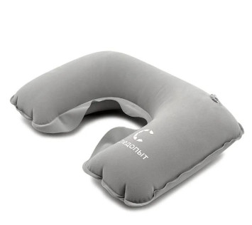 Подушка дорожная надувная "СЛЕДОПЫТ" U-образная 31x22x9cм, мультицвет