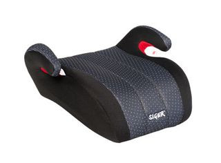 Детское кресло - бустер  SIGER  &quot;Мякиш ПЛЮС&quot; груп. 3 (темно-серый, комби)