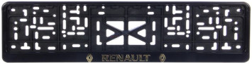 Рамка номера пластик  RENAULT  (книжка)
