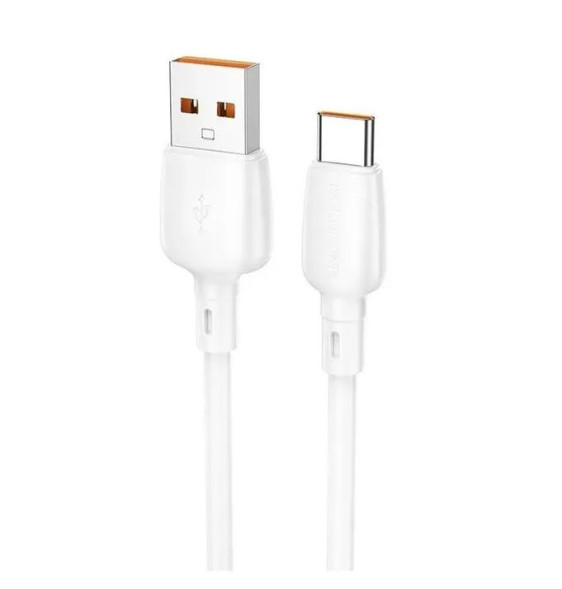 Кабель Borofone  USB - Type-C  (0.25м)  белый BX93