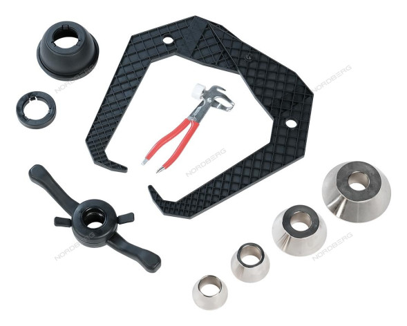 Балансировочный станок NORDBERG 4523N1 с автоматическим вводом 2-х параметров, лазером и автостопом