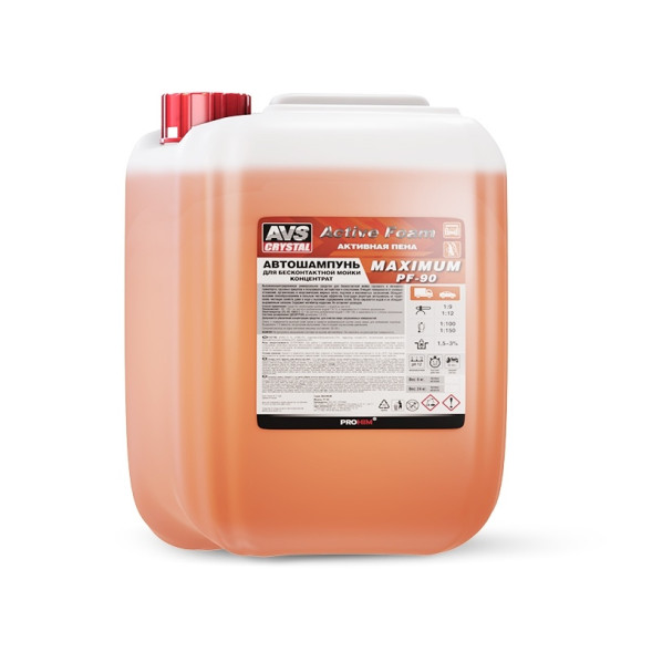 AVS  Автошампунь для бесконтактной мойки  &quot;Active Foam&quot; 1:9-12 PF-90 MAXIMUM 6кг.