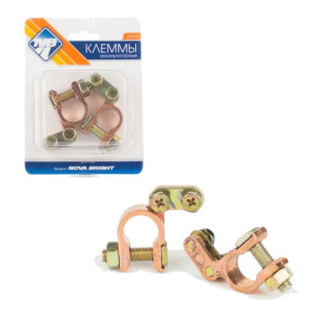 Клеммы аккумулятора &quot;King&quot; в блистере (ВТ 8/9)-2шт.