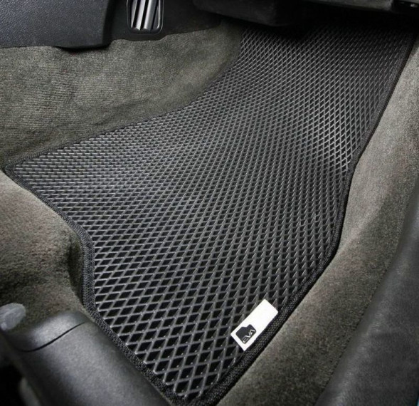 Коврики Audi Q5 I 2008-2015г   основа черная, кант черный  EVA