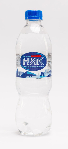 Вода Минеральная  &quot;Новый источник Kрыма&quot; 0,5л. Газированная