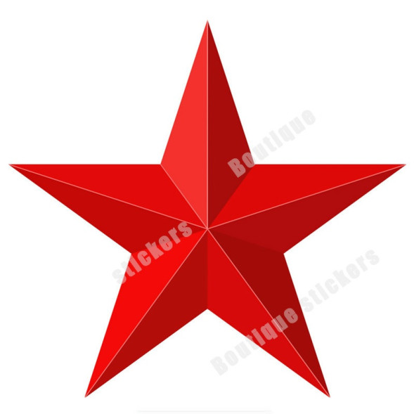 Наклейка советская &quot;звезда&quot;