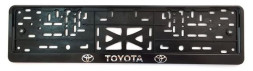 Рамка номера пластик  TOYOTA  (книжка)