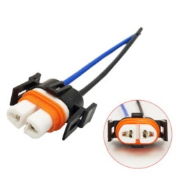 ЭТ Колодка соед. автолампы Н8/H11/880/881 (2 провода) керамика, папа  (цена за 1штуку)