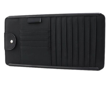 Органайзер на солнцезащитный козырек Черный (большой)