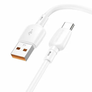 Кабель Borofone  USB - Type-C  (1м)  белый BX93