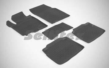 Коврики резиновые   Suzuki SX-4 II c 2013г.-  БОРТ