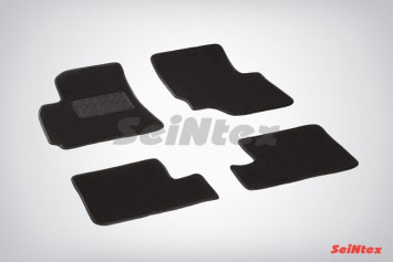 Коврики текстильн. CHERY TIGGO 2006-2014г.  /компл.4шт./осн.резин./  LUX