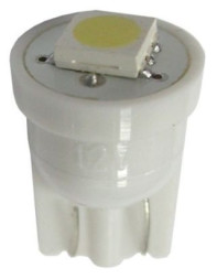Маяк Cвет-од 12V  T10  1 SMD  5W   W2.1x9.5D   WHITE (уп.10шт)