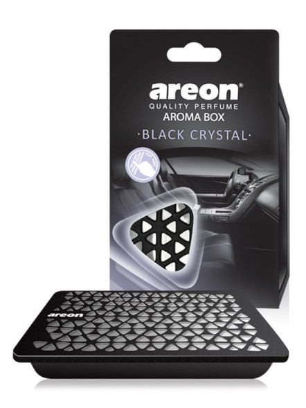 Осв.возд. Areon  AROMA  BOX  Black Crystal (под сиденье)
