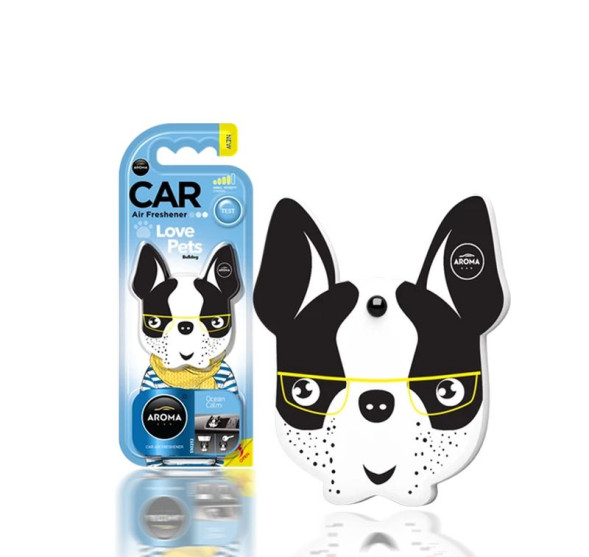 Осв.воздуха  AROMA CAR  Dog &quot;Ocean Calm&quot;  (на дефлектор/подвесной)