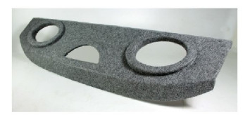 Полка акустическая CHEVROLET Lanos дсп/мдф (15-18мм) , карпет Серый