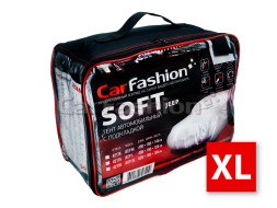 Тент автом.  CF "JEEP SOFT  XL с ПОДКЛАДКОЙ серебр.,до 520 см