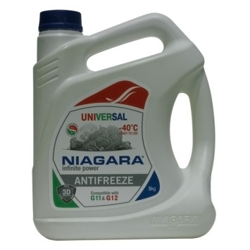 Антифриз  &quot;Niagara&quot;  G11-G12  (бесцветный) 5 кг  УНИВЕРСАЛЬНЫЙ