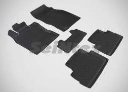 Коврики резиновые   Nissan Qashgai II с 2014г.-  БОРТ