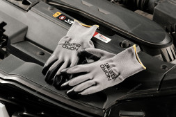 Перчатки маслобензостойкие NORDBERG NPG1508GB (черно-серые)