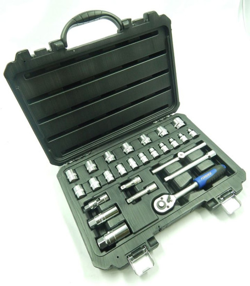 FORSAGE. Набор инструмента  26предм. 3/8&quot; с воротком (6гр.) (6-24мм)