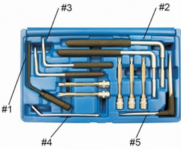 TJG.Комплект для снятия подушек безопасности