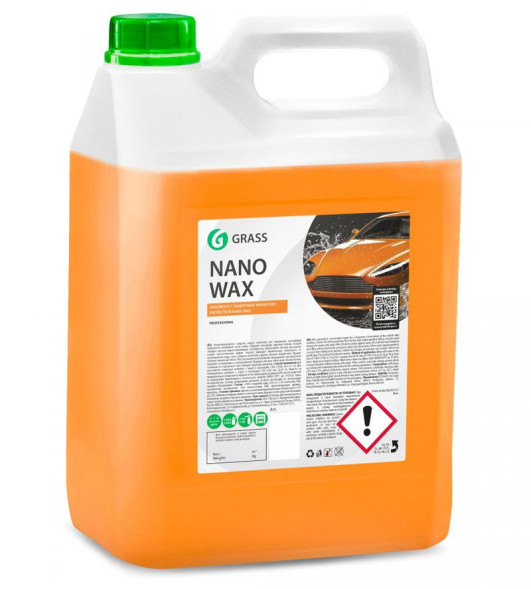GRASS  Воск с защитным эффектом &quot;Nano Wax&quot; (канистра 5 кг) (20-30 г/л.)