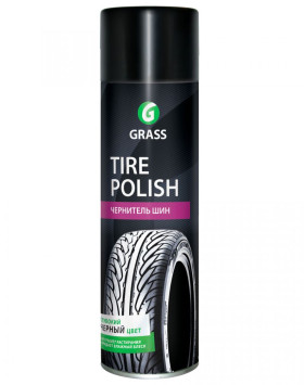 GRASS Чернитель шин с эфектом мокрых шин "Tire Polish" (аэрозоль 650 мл)